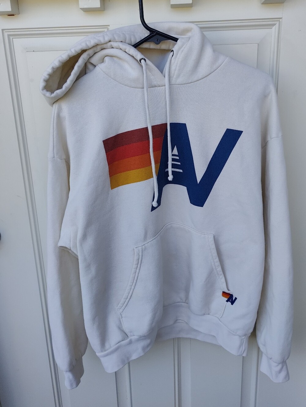 Aviator Nation S Oversized Logo Pullover Relaxed Hoodie Unisex - Picture 4 of 10